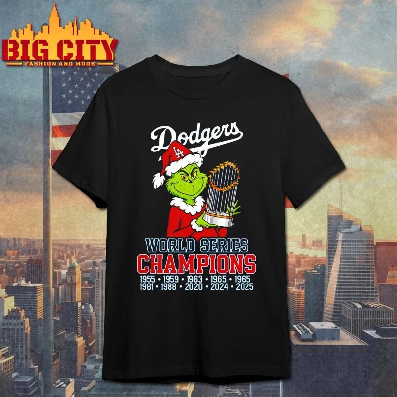 The Grinch Los Angeles Dodgers World Series Champions 2025 Shirt