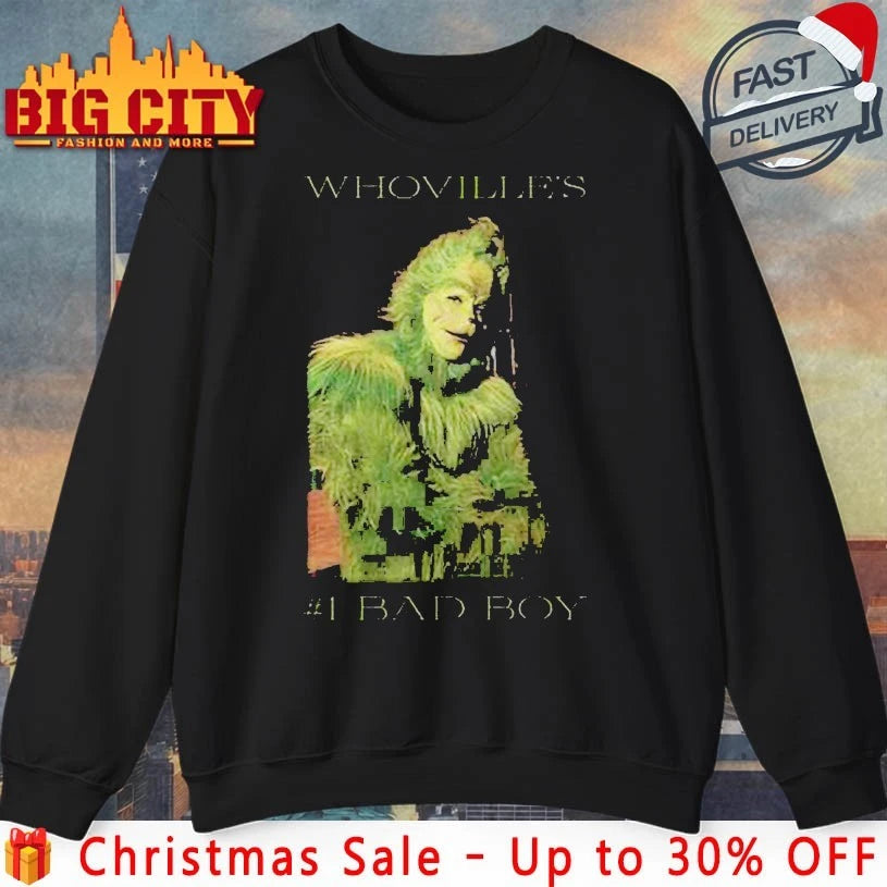 The Grinch Whoville Bad Boy christmas shirt