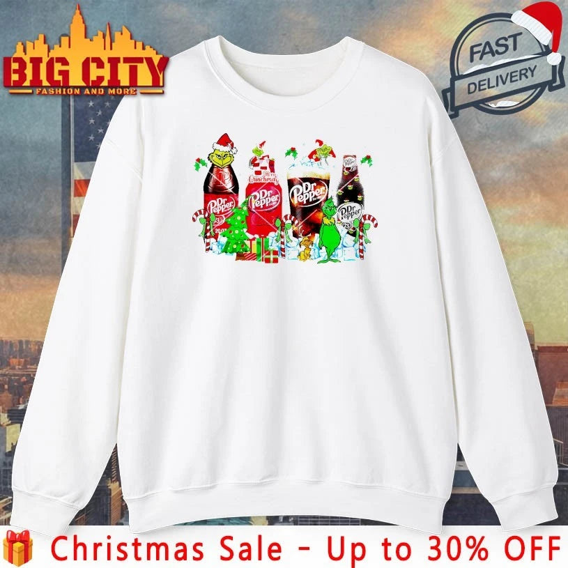 The Grinch loves Dr Pepper Grinchmas Dr Pepper shirt