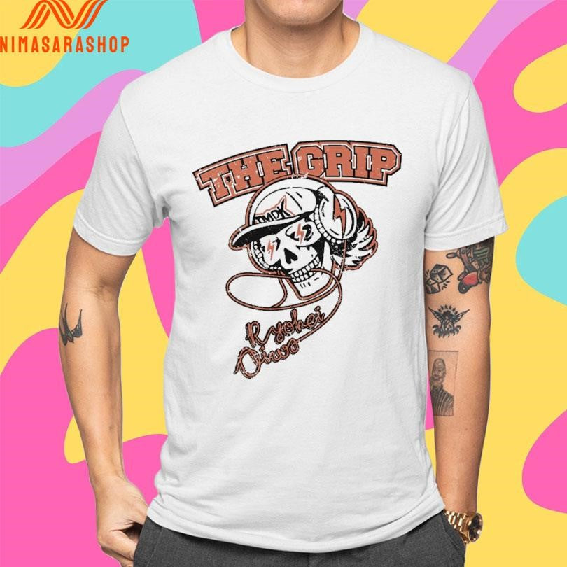 The Grip Ryohei Oiwa Thunderbolt Skull Shirts