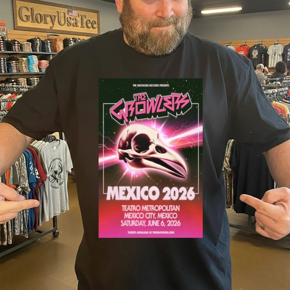 The Growlers June 6 2026 Mexico City, MX Poster Shirt