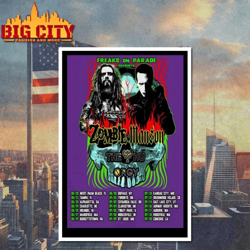 The HU North America 2026 Tour Poster Shirt