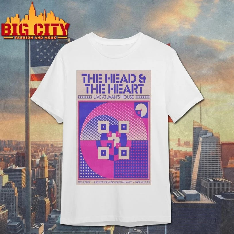 The Head And The Heart Oct 11, 2025 A Benefit Music Health Alliance, Nashville, TN Poster Shirt