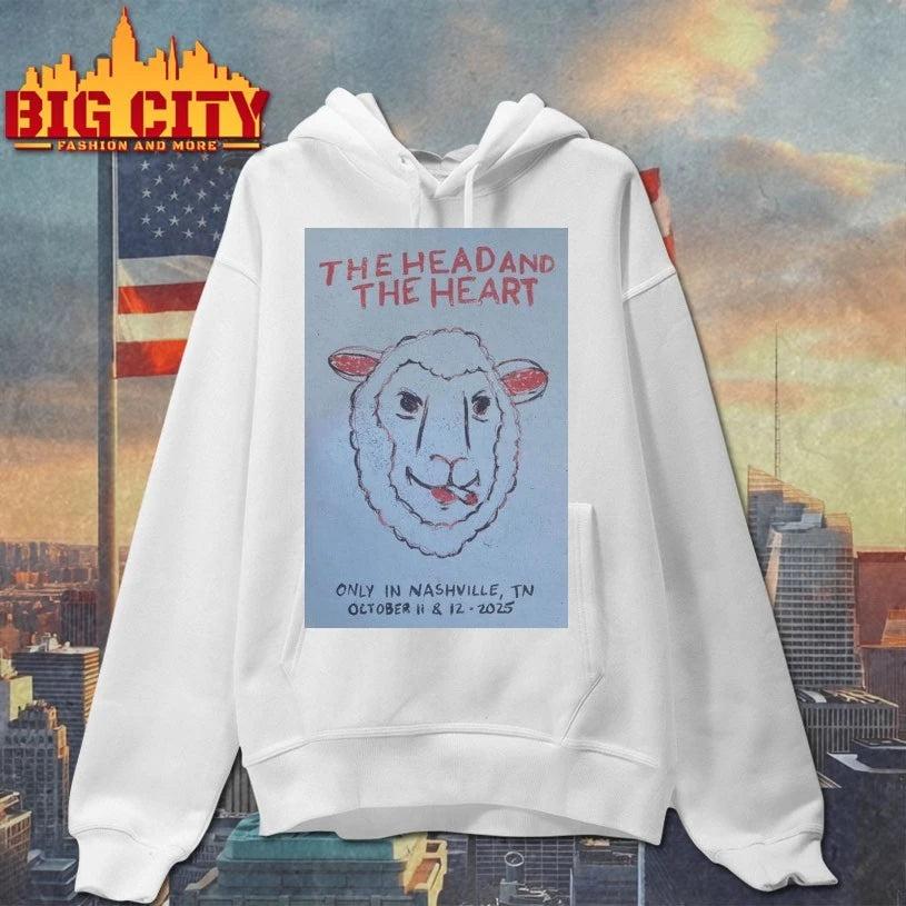 The Head And The Heart Tour Nashville, TN 2025 Poster Shirt