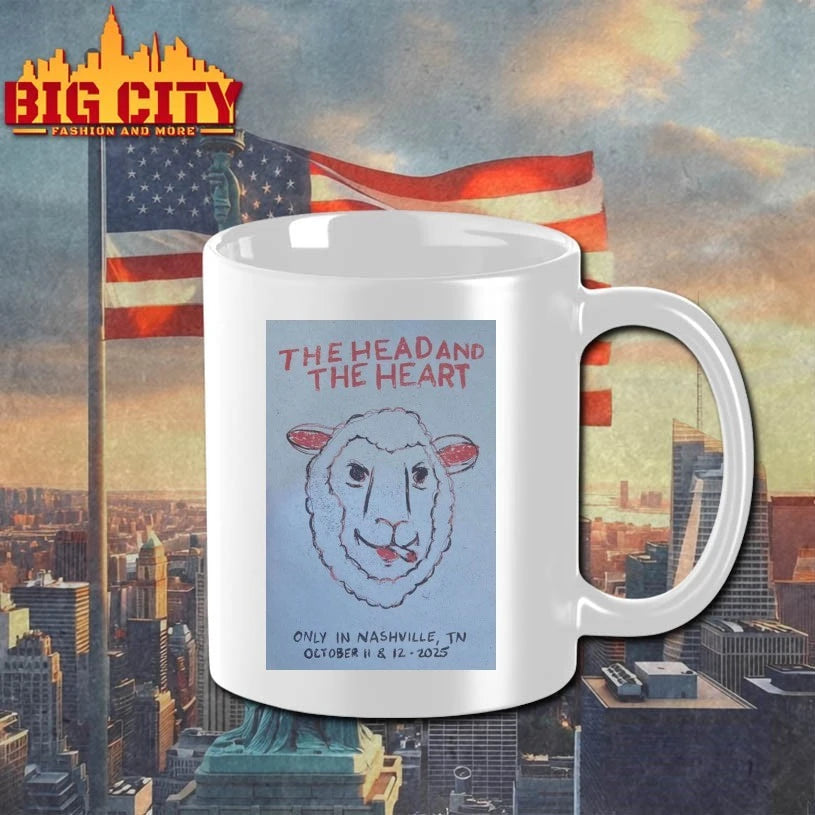 The Head And The Heart Tour Nashville, TN 2025 Poster Shirt