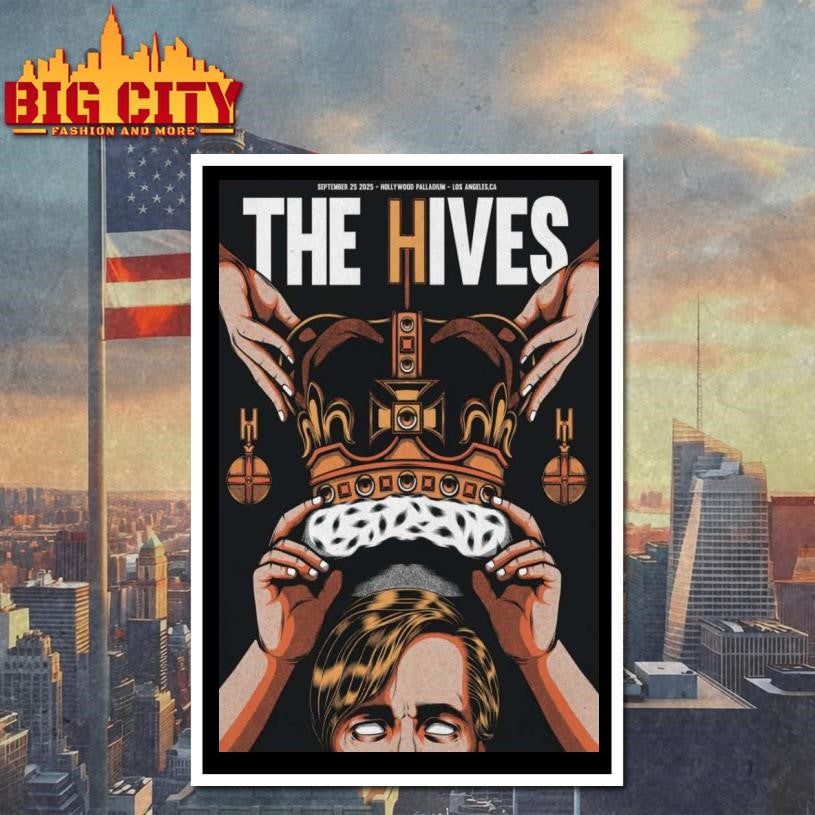 The Hives California New Poster Shirt