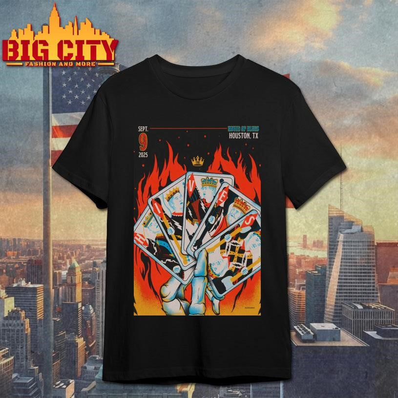 The Hives House of Blues, Houston, TX, USA Show Sept 09 2025 Poster shirt
