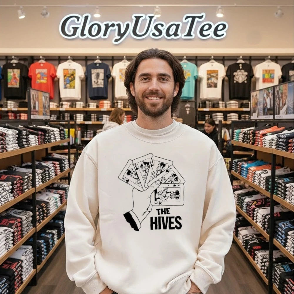 The Hives Merch East Coast Tour 2026 King Card Shirt