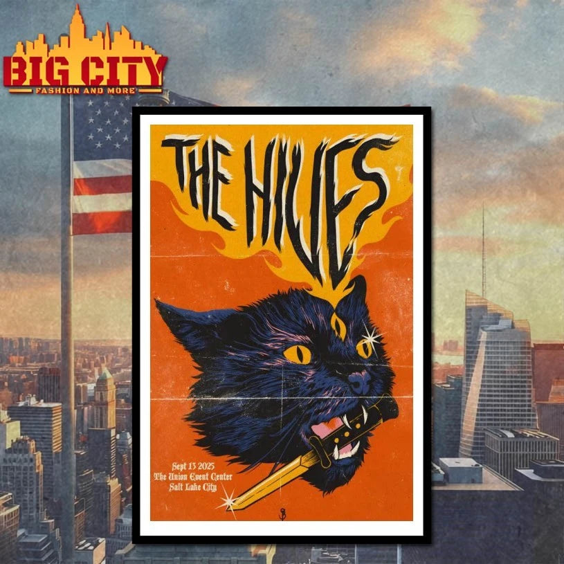 The Hives Sep 13 2025 Union Event Center In Salt Lake City UT Poster shirt