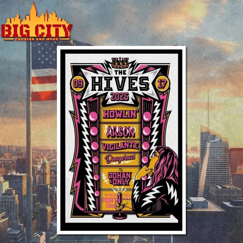 The Hives September 17 2025 Poster shirt