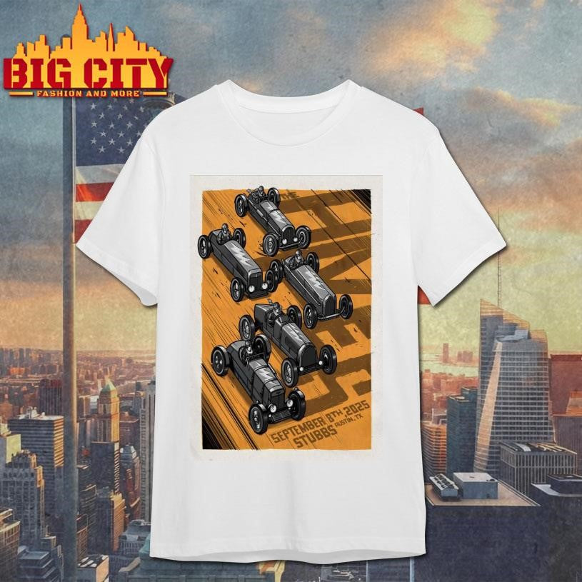 The Hives Stubb’s Waller Creek Amphitheater Austin TX Sept 8 2025 Poster shirt