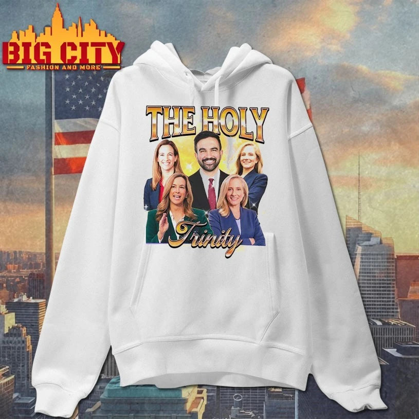 The Holy Trinity Zohran Mamdani Y2k Bootleg Rap shirt