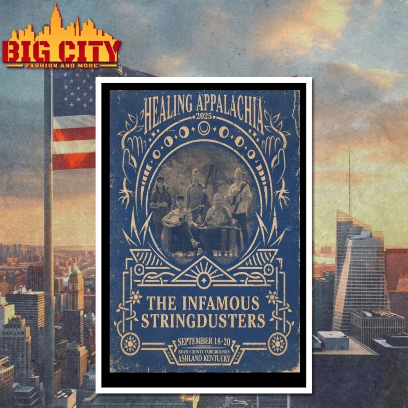 The Infamous Stringdusters 9 18-9 20 2025 Ashland KY Poster shirt