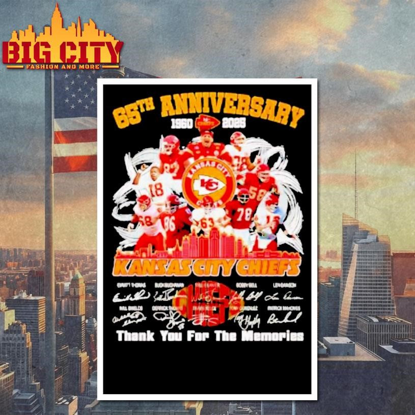 The Kansas City Chiefs 65th Anniversary Shirt