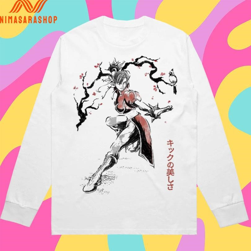 The Kicking Beauty Sumi-e Shirts