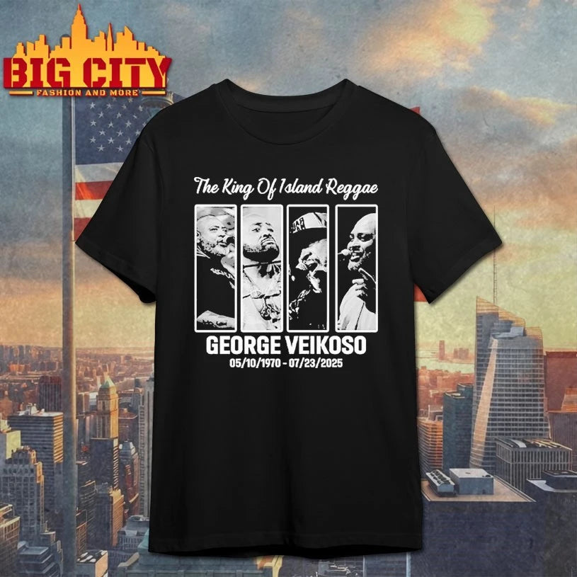 The King Of Island Reggae George Veikoso 05-10-1970 07-23-2023 shirt