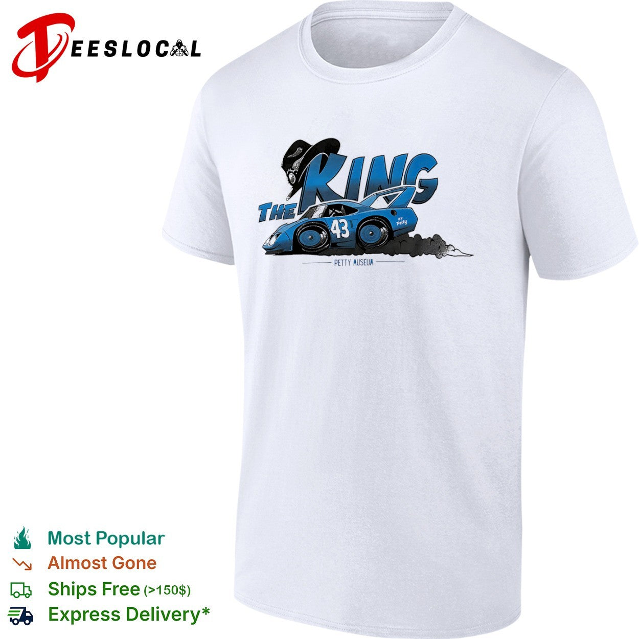 The King Richard Petty Petty Museum car graphic shirt