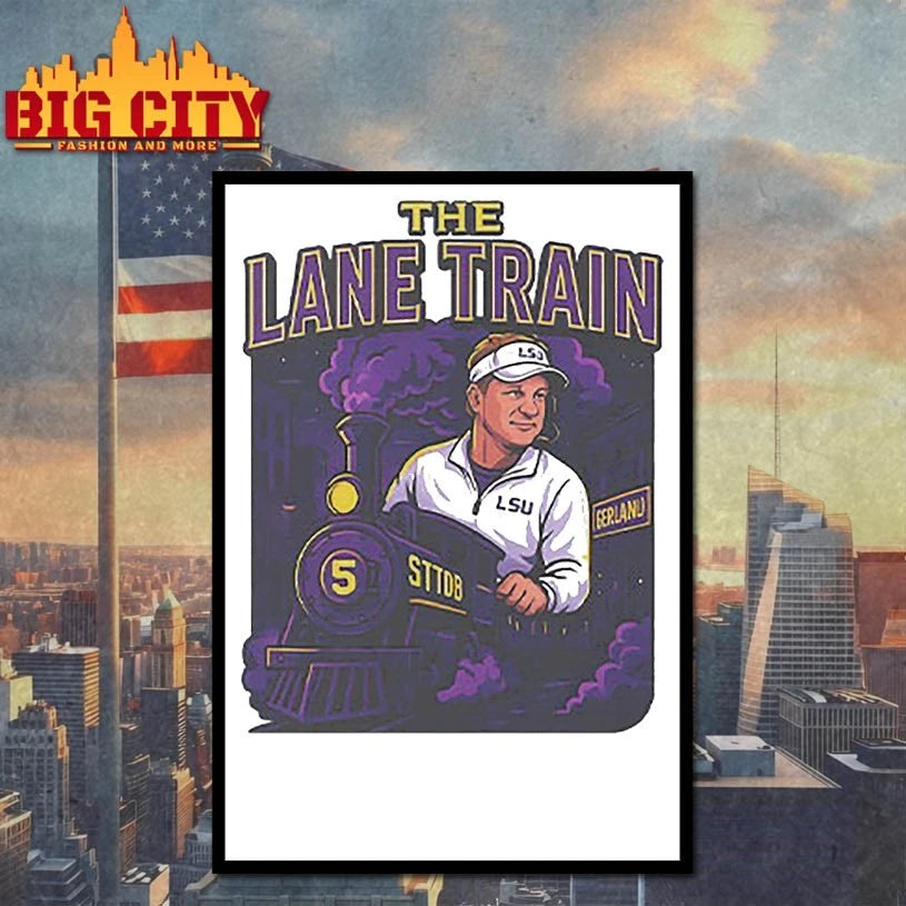 The Lane Train Lane Kiffin train graphic shirt