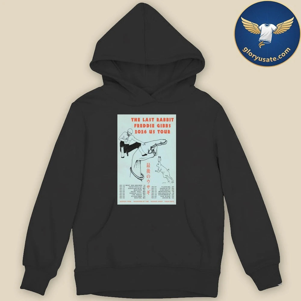 The Last Rabbit Freddie Gibbs 2026 US Tour Poster Shirt