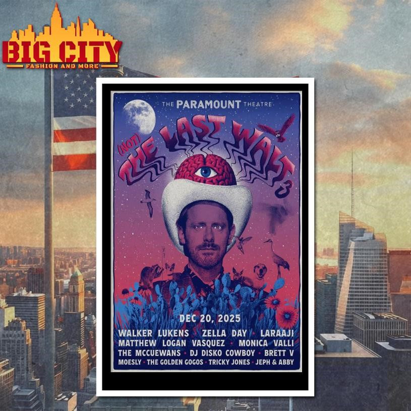 The Last Walt 3 12.20.2025 Austin TX Poster Shirt