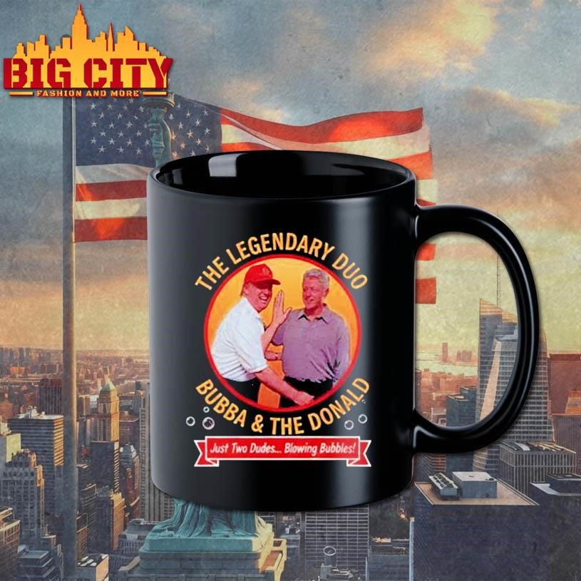 The Leagendary Dua Bubba and Trump Blowing Bubbles Shirt
