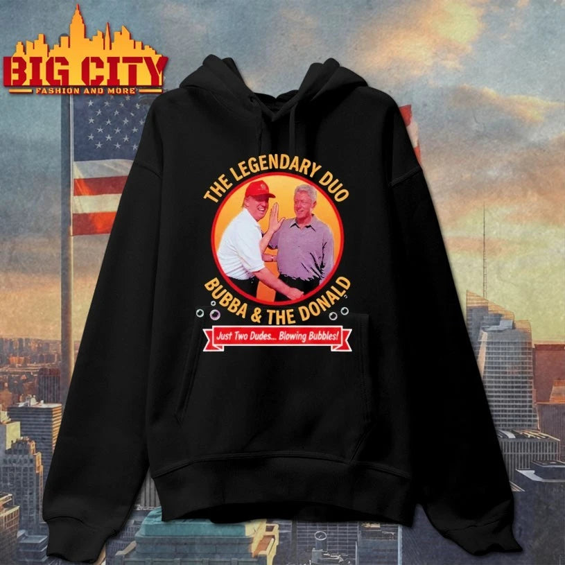 The Leagendary Duo Bubba and Trump Blowing Bubbles shirt