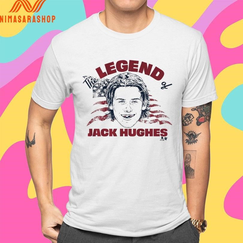 The Legend Of Jack Hughes America Hockey 2026 Champions Shirts