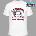 The Legend Of Jack Hughes American Flag Shirt