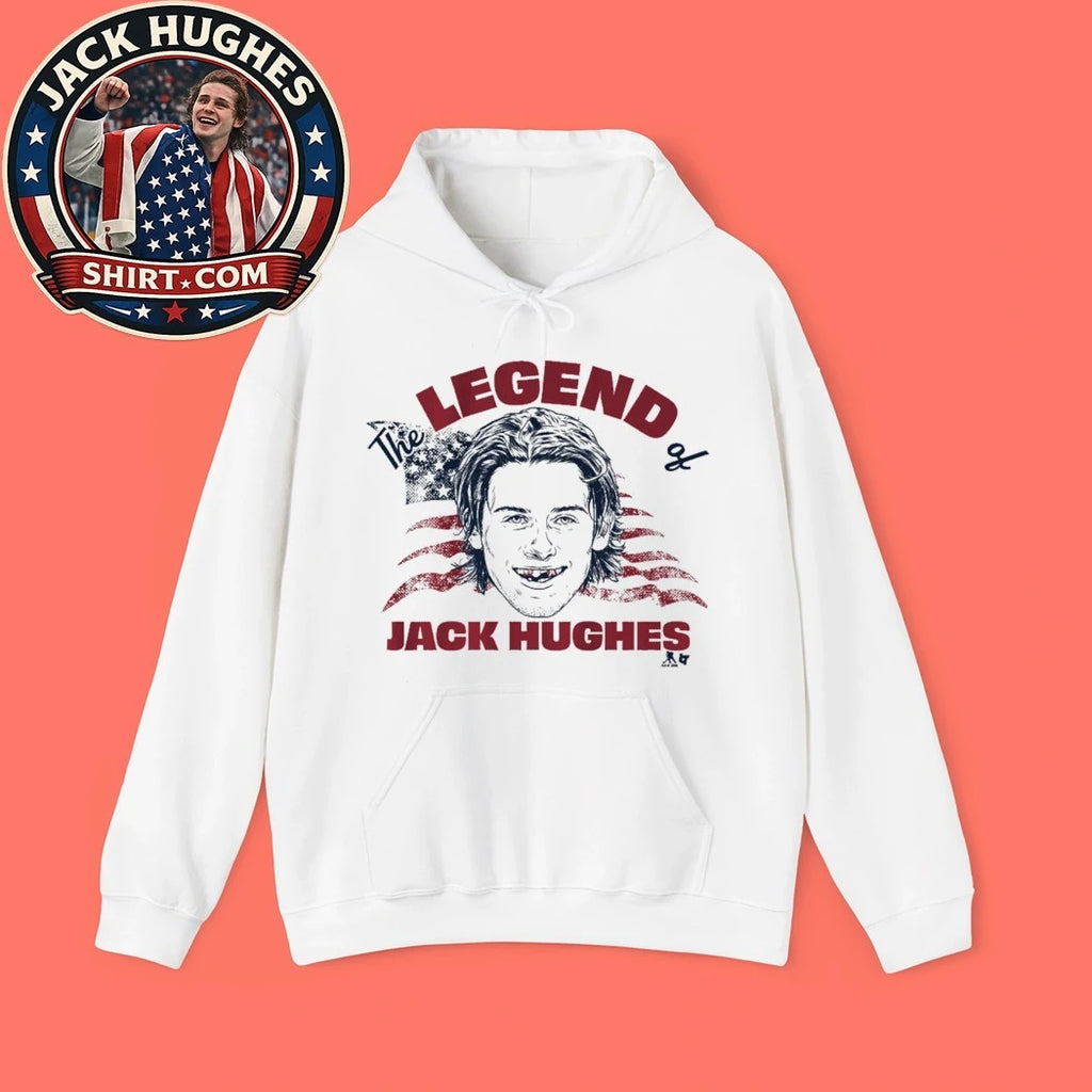 The Legend of Jack Hughes Flag American T-Shirt