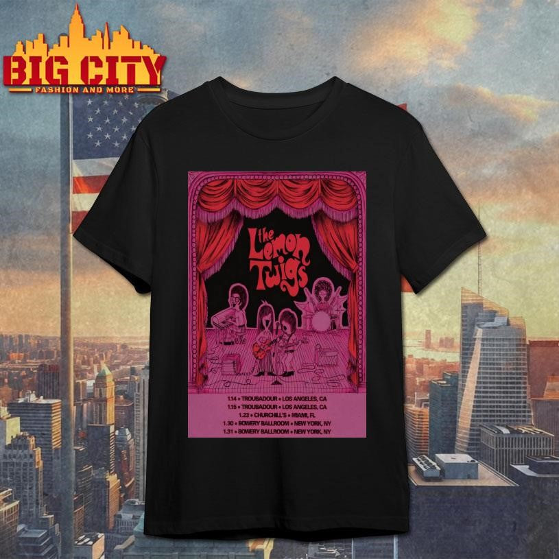 The Lemon Twigs US 2026 Tour Poster Shirt