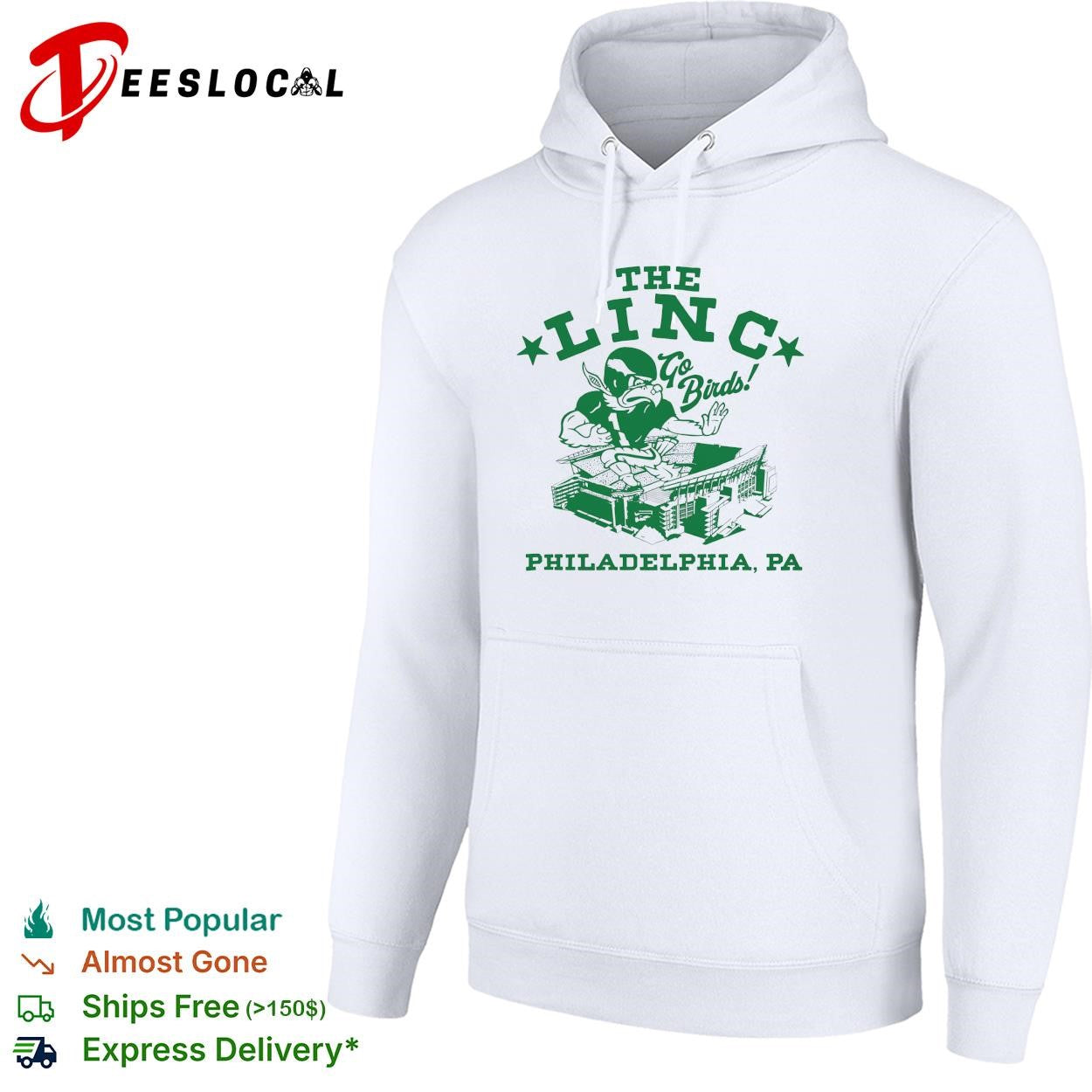 The Linc go birds Philadelphia PA football stadium shirt