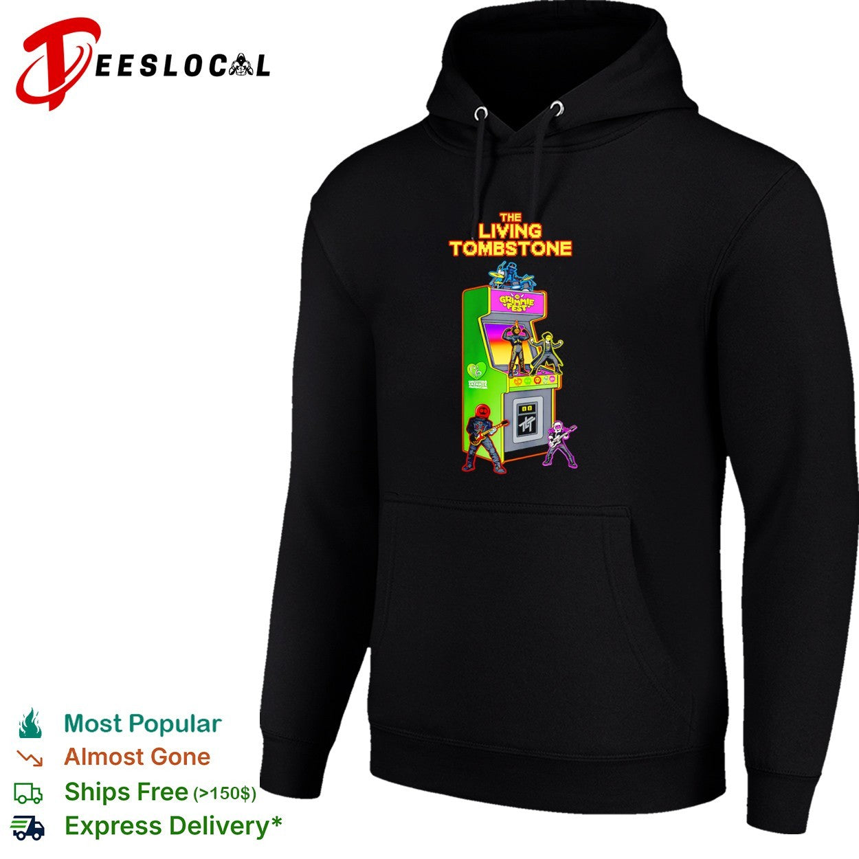 The Living Tombstone Grimmie Fest Christina Grimmie Foundation arcade cabinet shirt