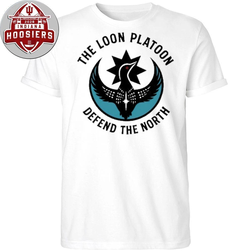 The Loon Platoon Defend The North Rebel-Loon Platoon Minnesota 2026 T-Shirt