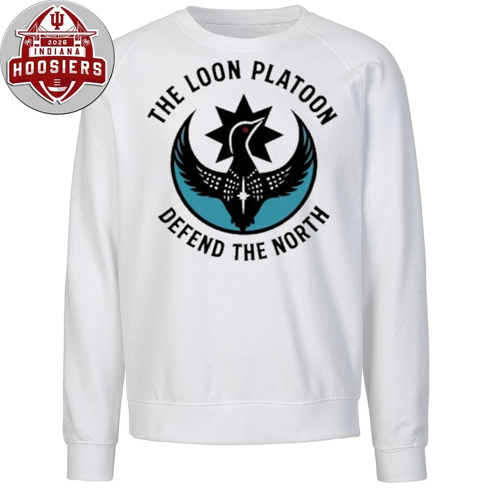 The Loon Platoon Defend The North Rebel-Loon Platoon Minnesota 2026 T-Shirt