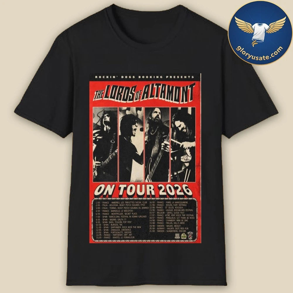 The Lords Of Altamont Tour 2026 Poster Shirt