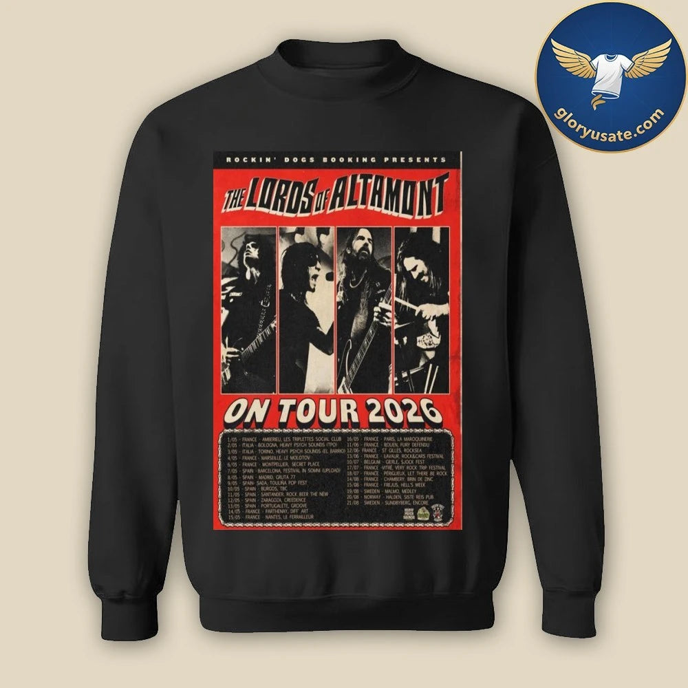The Lords Of Altamont Tour 2026 Poster Shirt