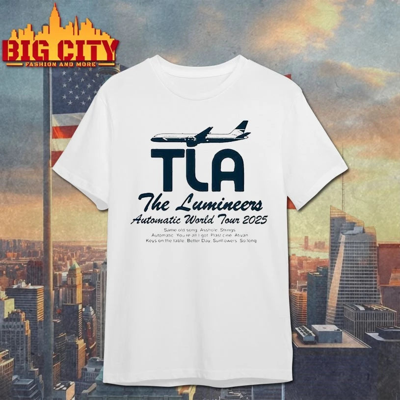 The Lumineers TLA Automatic World Tour 2025 shirt
