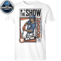 The MLB The Show video game features a character from the New York Mets team, Francisco Lindor Shirt