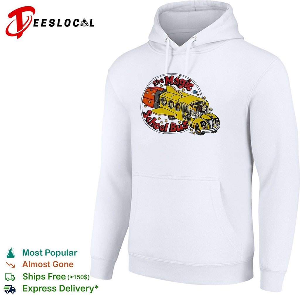 The Magic School Bus Ms Frizzle and Arnold Class Characters Retro Cartoon shirt