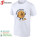 The Main Squeeze orange mascot shirt