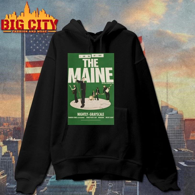 The Maine 2026 North American Tour Poster Shirt