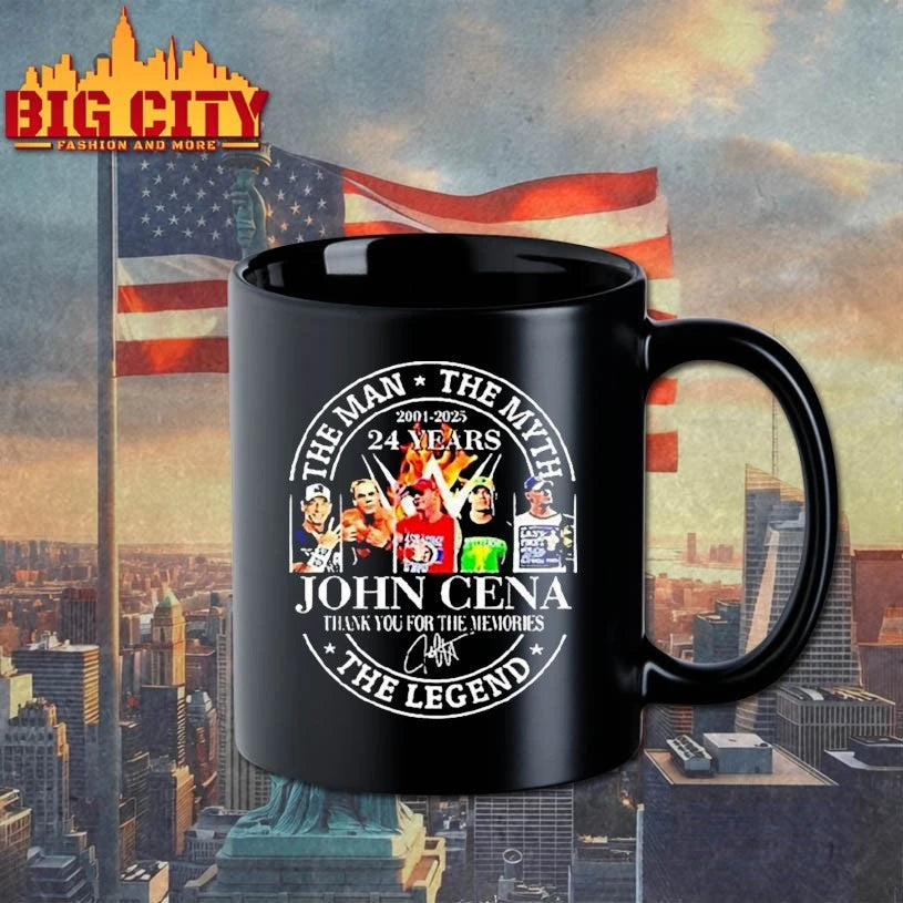 The Man The Myth The Legend John Cena 2001 2025 24 Years Shirt