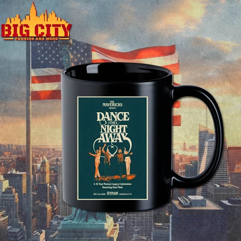 The Mavericks Dance The Night Away Nashville Shows On Dec 5-6 2025 Poster shirt
