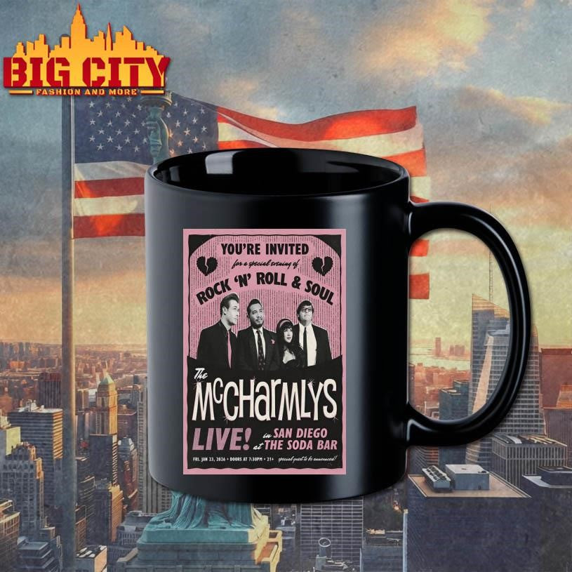 The McCharmlys 1.23.2026 San Diego CA Poster shirt