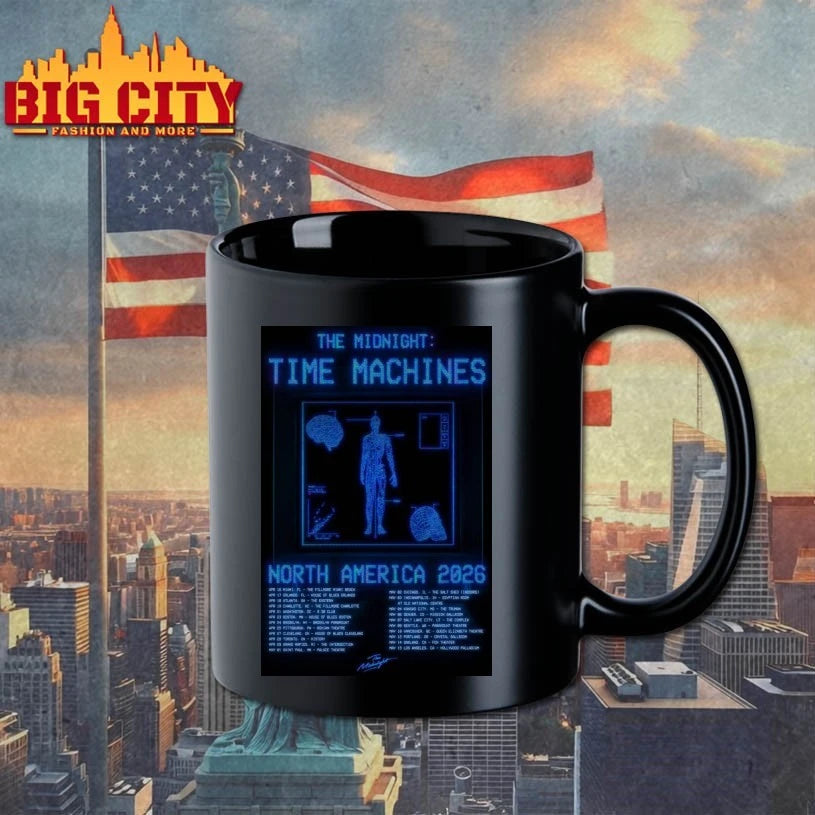 The Midnight Time Machines North America 2026 Poster Shirt