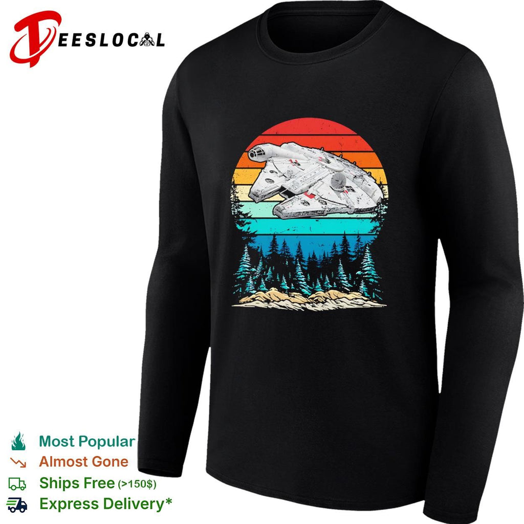 The Millennium Falcon on Endor shirt