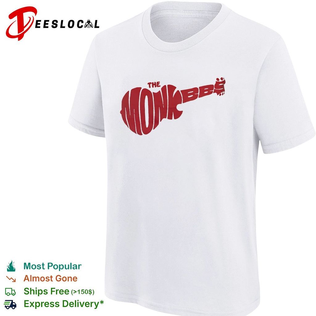 The Monkees guitar logo shirt