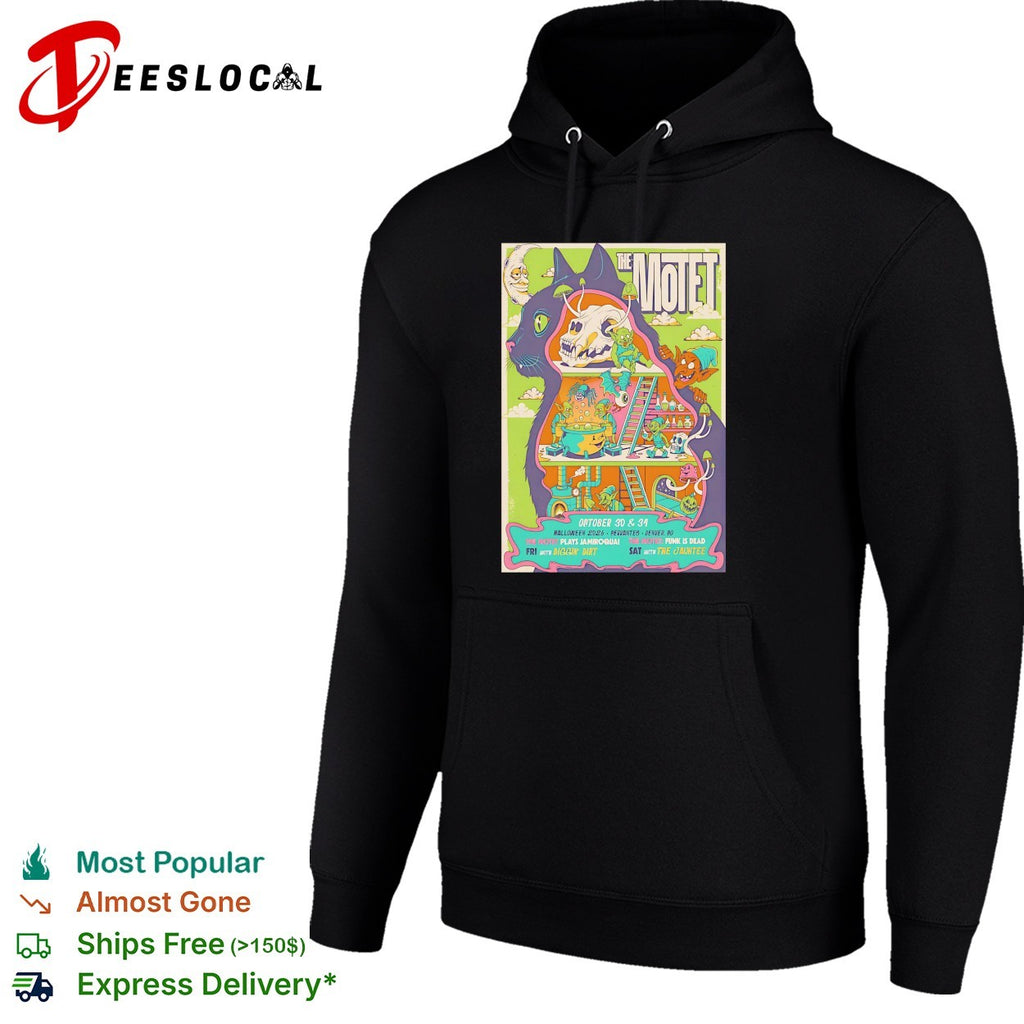 The Motet Halloween 2026 Cervantes Denver concert poster shirt