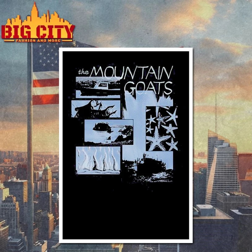 The Mountain Goats Collage Washed Denim shirt