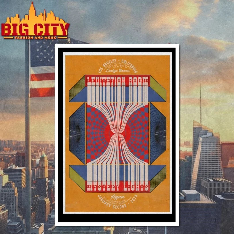 The Mystery Lights 1.2.2026 Los Angeles CA Poster shirt
